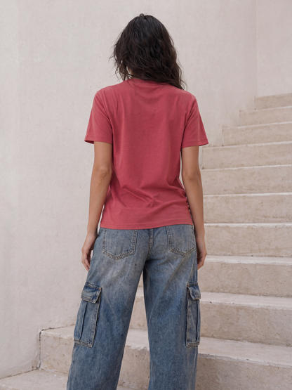 Cool Bee Regular Fit Tees Women for Women - Regular Fit Tee India - Detail View