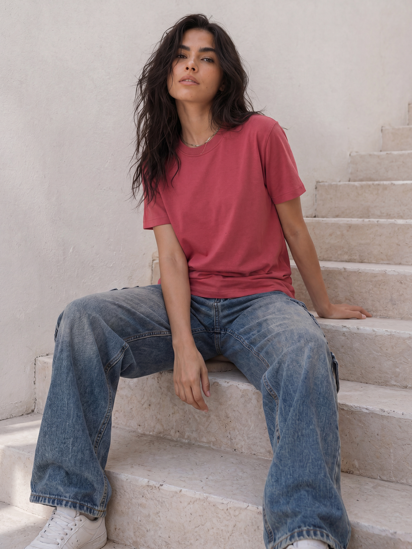 Cool Bee Regular Fit Tees Women for Women - Regular Fit Tee India - Lifestyle View