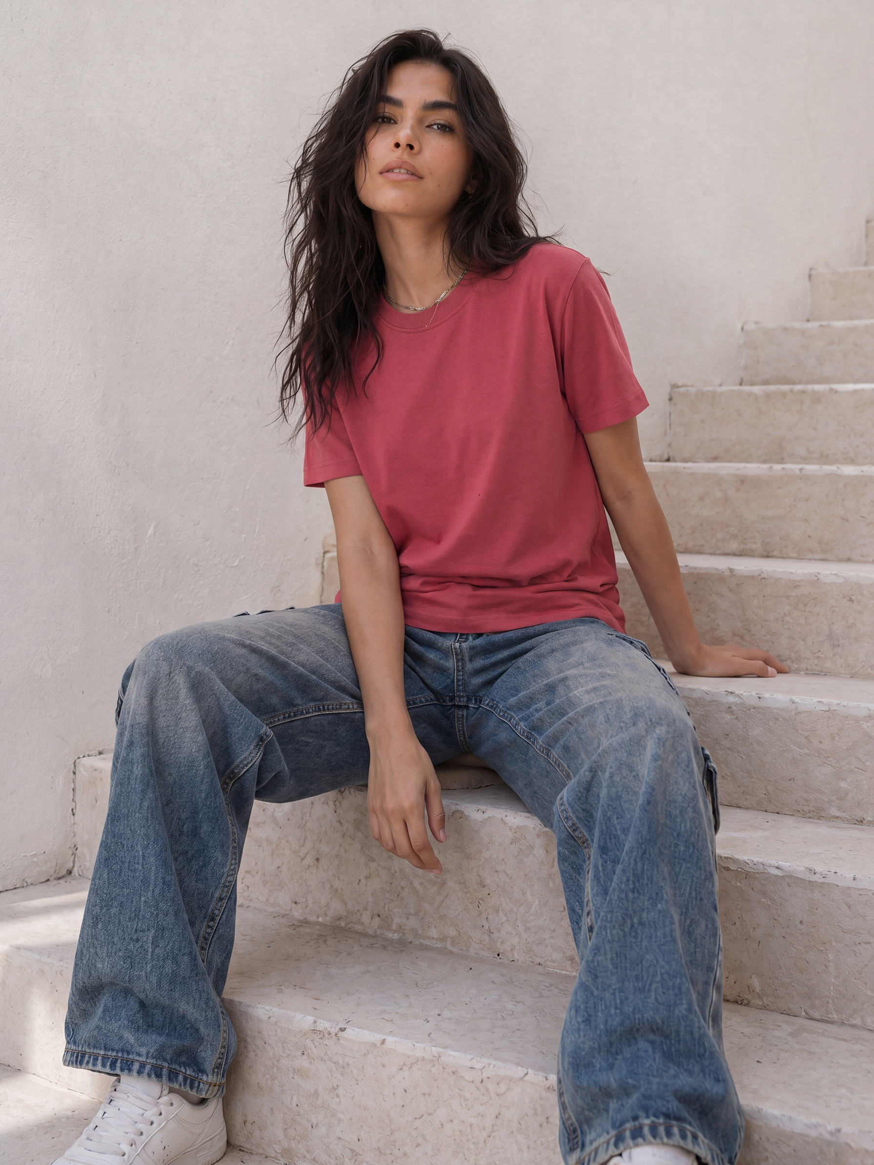 Cool Bee Regular Fit Tees Women for Women - Regular Fit Tee India - Lifestyle View