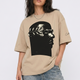 Neo Classic Graphic Tee Beige