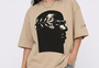 Neo Classic Graphic Tee Beige