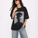 Blurred Vision Tee Black