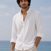 Linen Casual Shirt White
