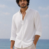 Linen Casual Shirt White