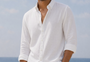 Linen Casual Shirt White
