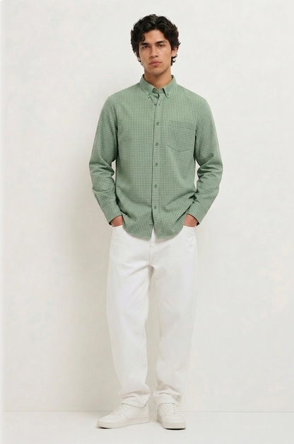 Men's Heritage Check Button-Down Shirt