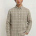 Men's Olive Drab Windowpane Check Shirt