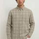 Men's Olive Drab Windowpane Check Shirt
