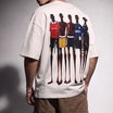 Matchday Abstract Tee White