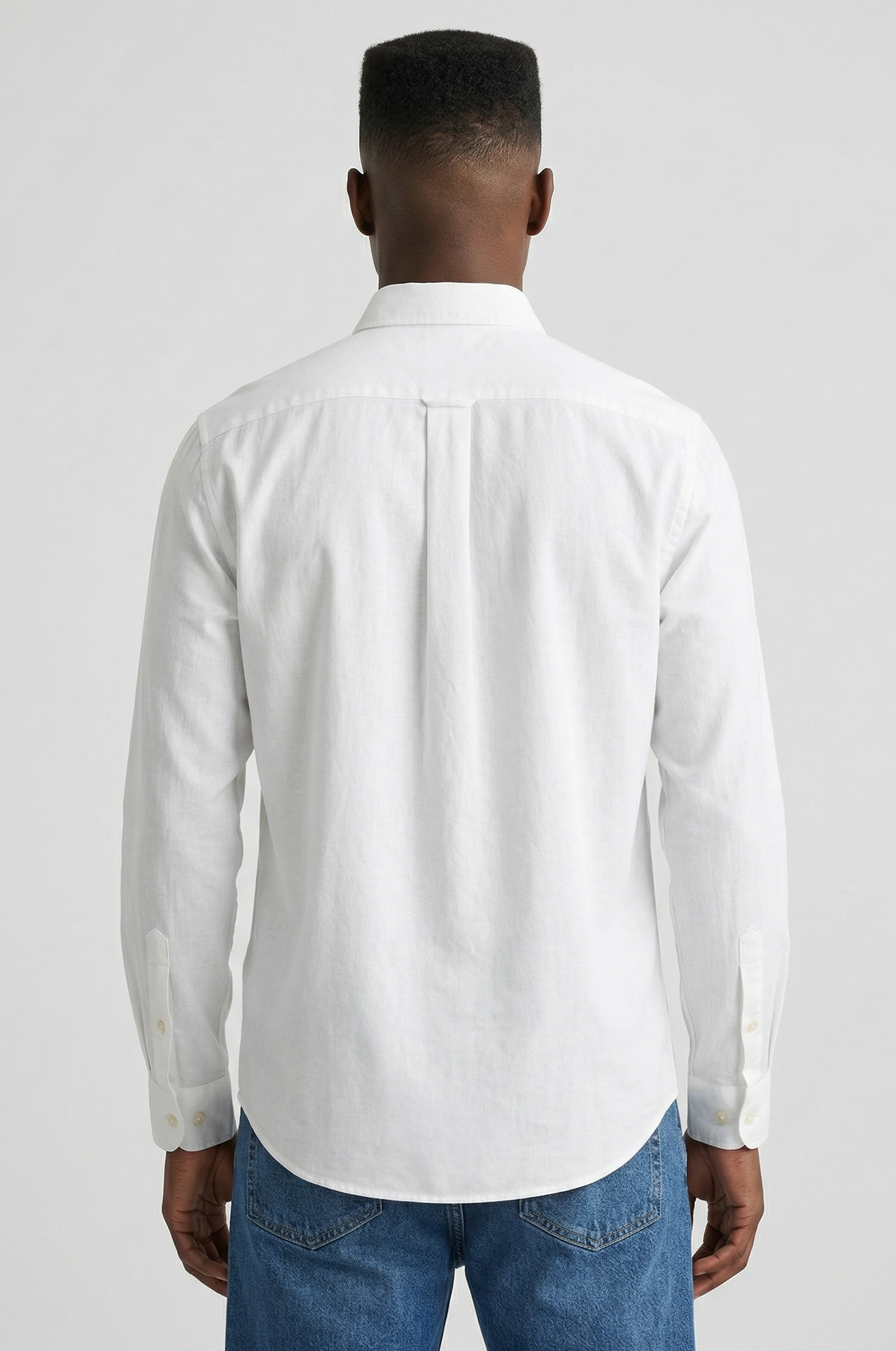 Cool Bee Premium Casual Oxford Shirt White for Men - White Premium Oxford Shirt India - Lifestyle View
