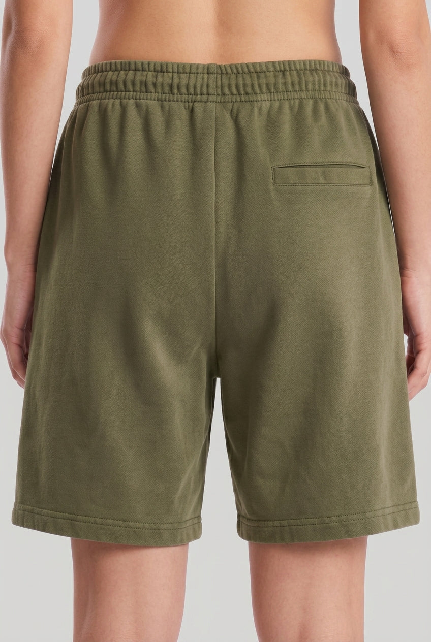 Cool Bee Regular Fit Shorts Olive green for Women - Olive green Regular Fit Casual Shorts India - Lifestyle View