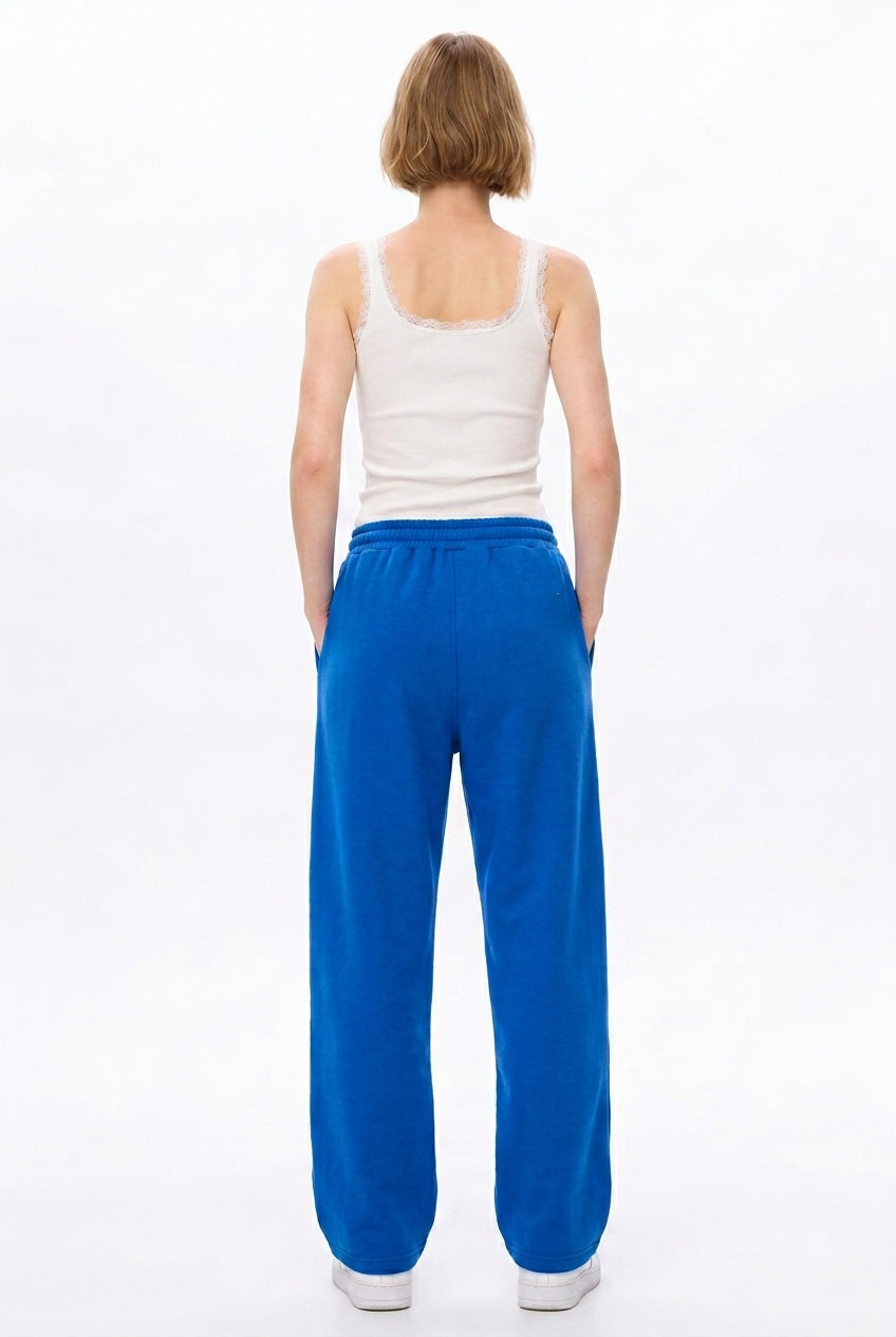 Cool Bee Joggers Royal Blue for Women - Joggers Casual Streetwear India - Detail View