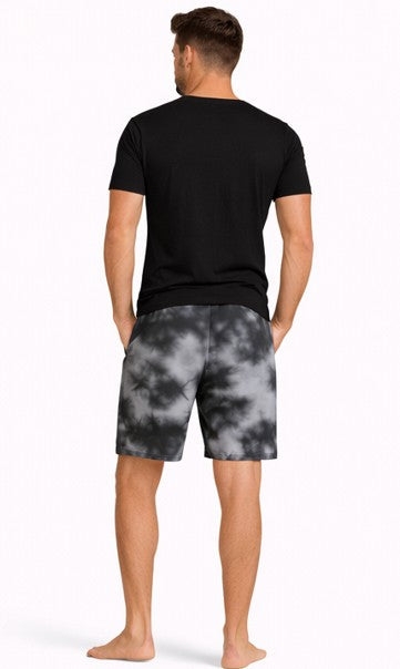 Unisex Tie Dye Shorts Black