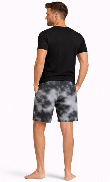 Unisex Tie Dye Shorts Black