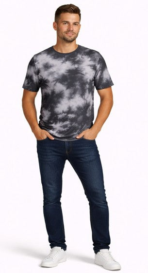 Unisex Tie Dye Oversized T-Shirt White Black