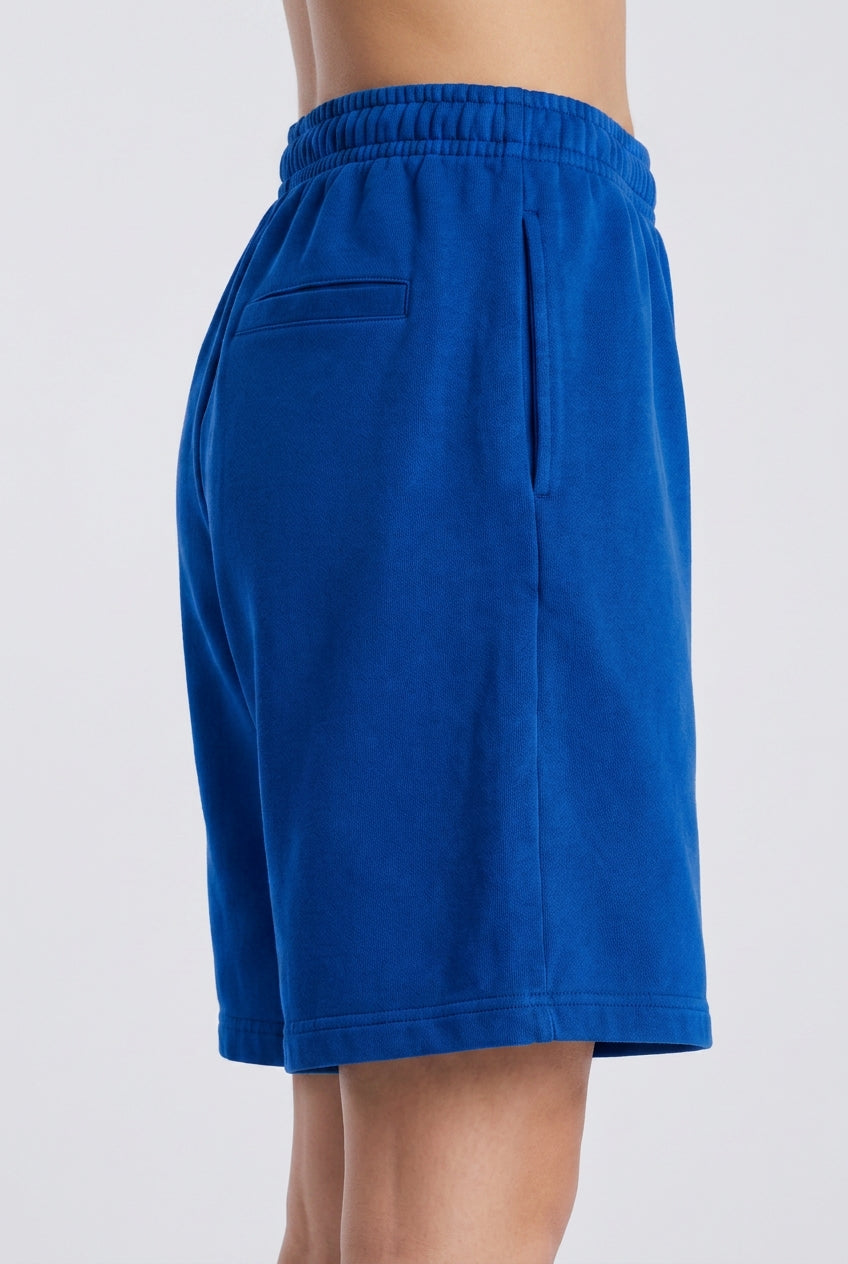 Cool Bee Regular Fit Shorts Royal Blue for Women - Blue Regular Fit Casual Shorts India - Lifestyle View