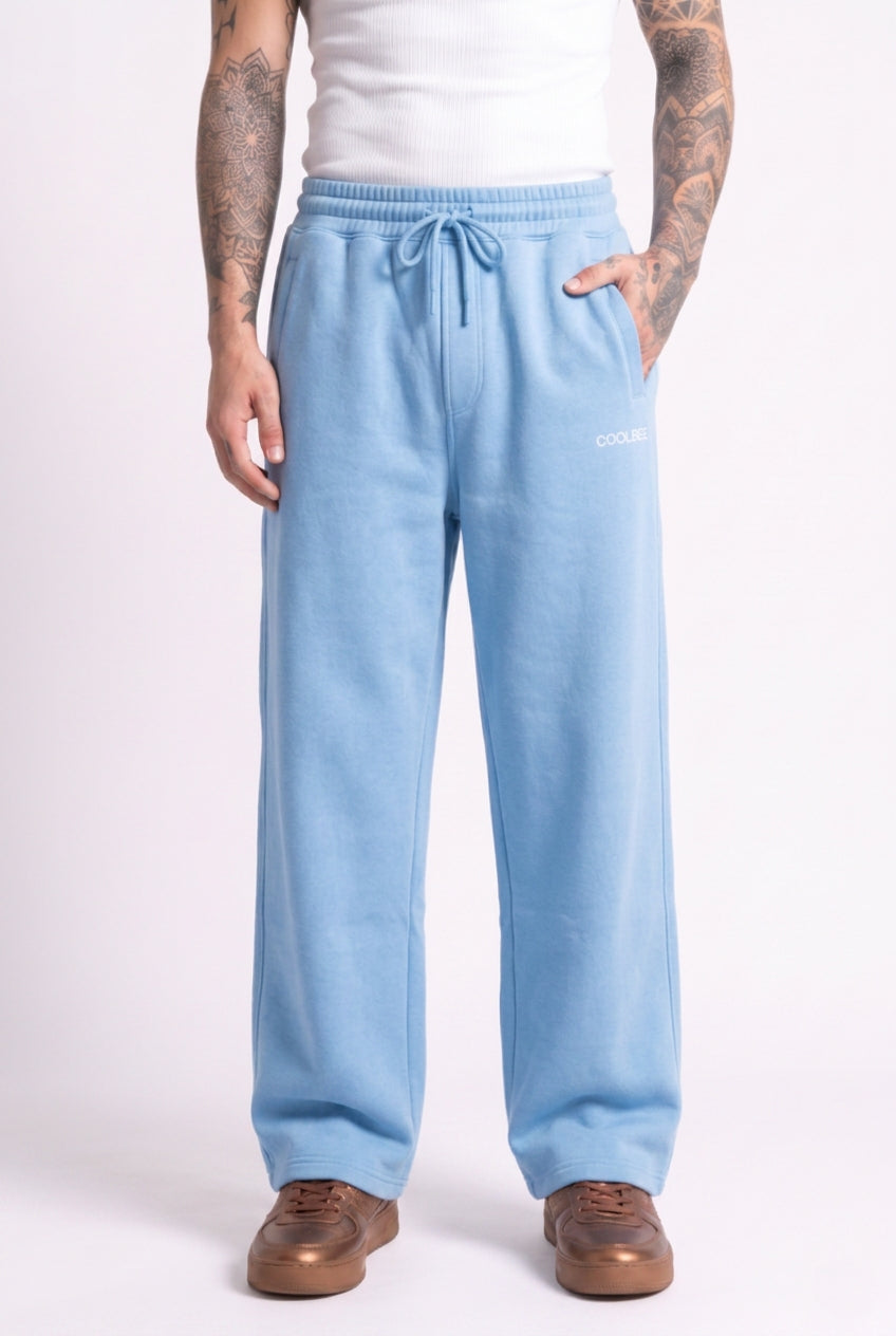 Cool Bee Joggers Sky Blue for Men - Sky Blue Joggers Casual Streetwear India
