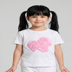 Kids Girls T-Shirt - Peach (CSKT216)
