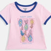 Kids Girls T-Shirt - Peach (CSKT231)