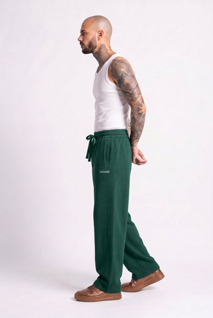 Cool Bee Joggers Forest Green for Men - Joggers Casual Streetwear India - Lifestyle View