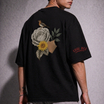 The Rose & Bird Tee Black