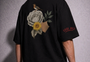 The Rose & Bird Tee Black