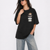 Echo Block Tee Black
