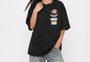 Echo Block Tee Black
