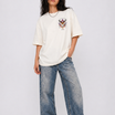 Ethnic Buck Tee White