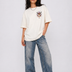 Ethnic Buck Tee White