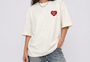 CoolBee Heart Tee White