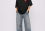 CoolBee Heart Tee Black