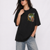 Neo-Classical Bloom Tee Black