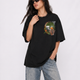 Neo-Classical Bloom Tee Black