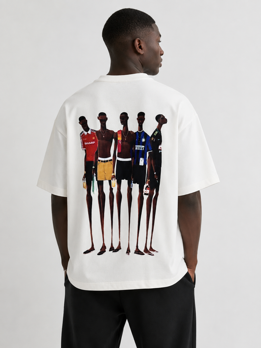 Matchday Abstract Tee White