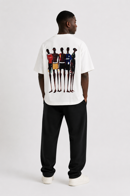 Matchday Abstract Tee White