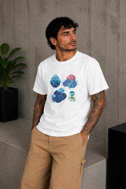 Ocean Vibe Tee White