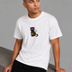 Cat Art Tee White