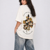 Rose Coil Tee White