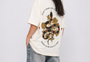 Rose Coil Tee White