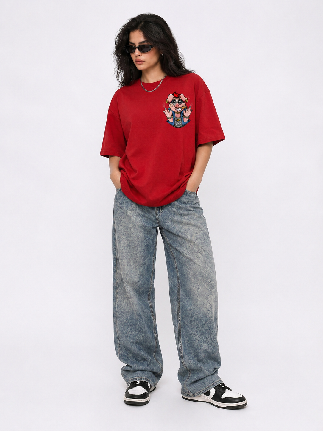 Hog Wild Tee Red