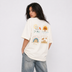 Summer Grid Tee White