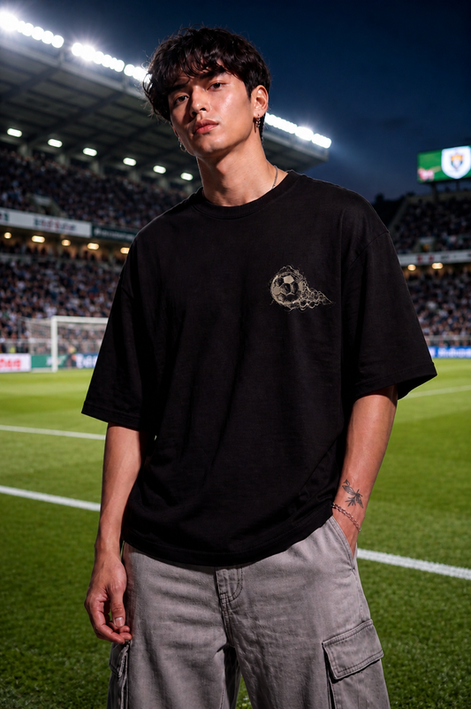 Football Tee Black