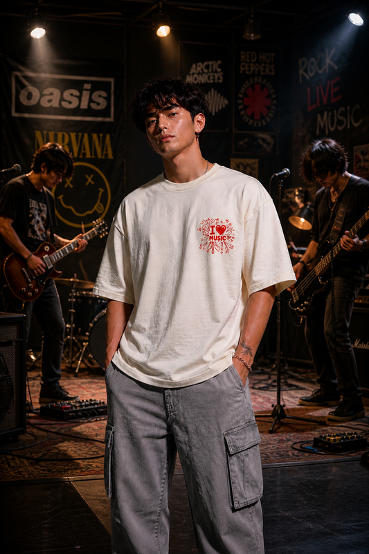 Cool Bee Music Tee White
