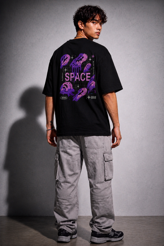 Melting Space Tee Black