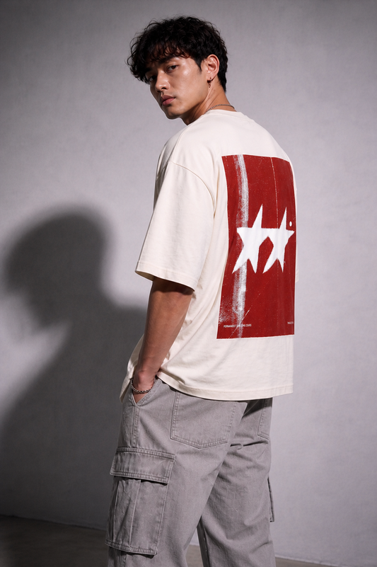 Grit Star Tee White