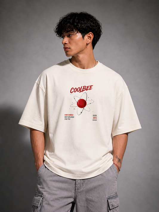 Atom Orbit Tee white