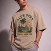 Slow Down Tee Beige