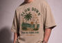 Slow Down Tee Beige