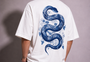 Indigo Viper Tee White